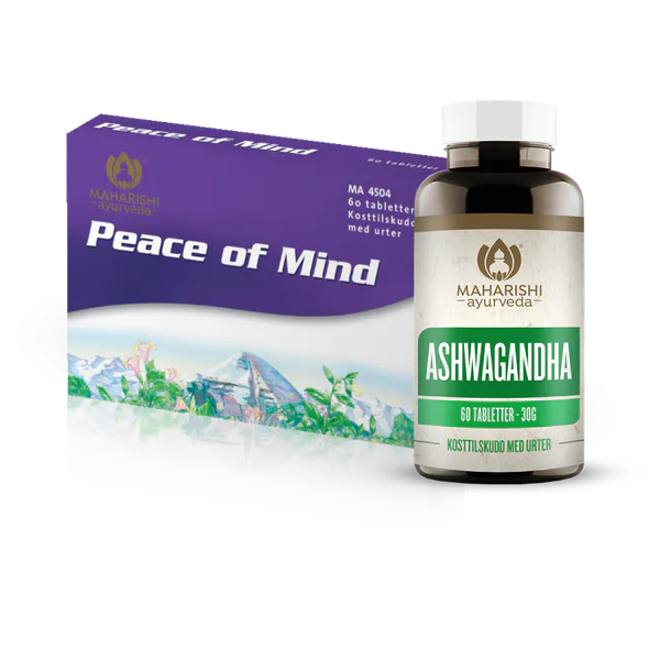 Hovedbilde Stressfripakken (Peace of Mind + Ashwagandha)
